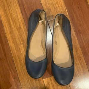Navy Ballet Flats